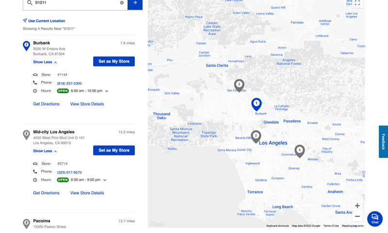 Lowes store locator